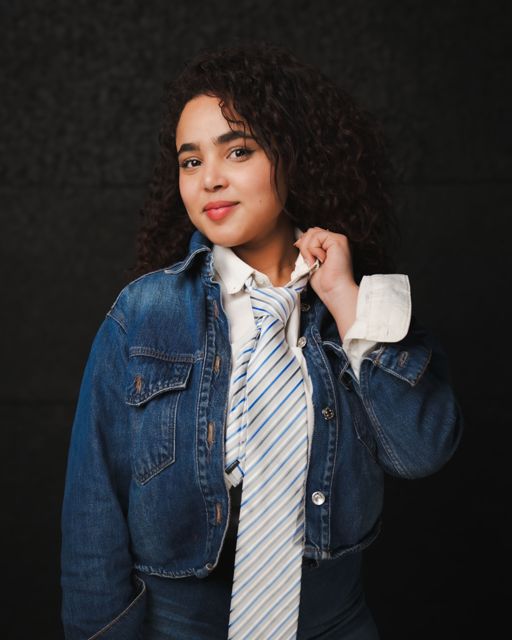 Shooting mode — total look denim — Shooting & portraits, Oriion Studio Marrakech