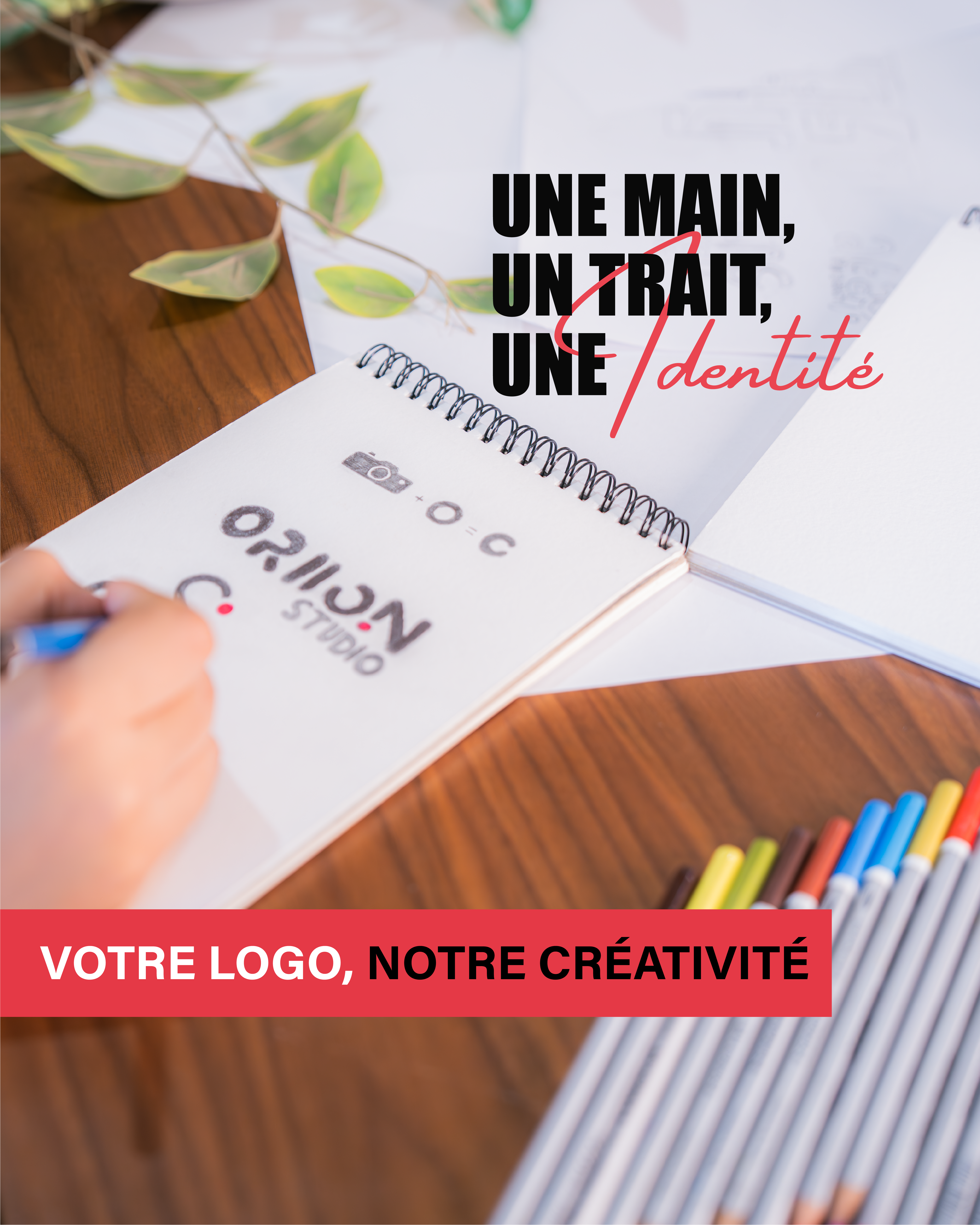 Création graphique carrousel graphique oriion studio 23